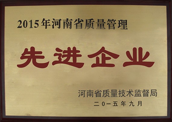2015年河南先進企業